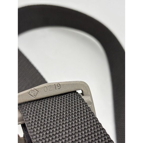 Grunt Style Adjustable Black Nylon Belt Velcro Strap & Metal Buckle Waist 32-36" - Picture 5 of 7